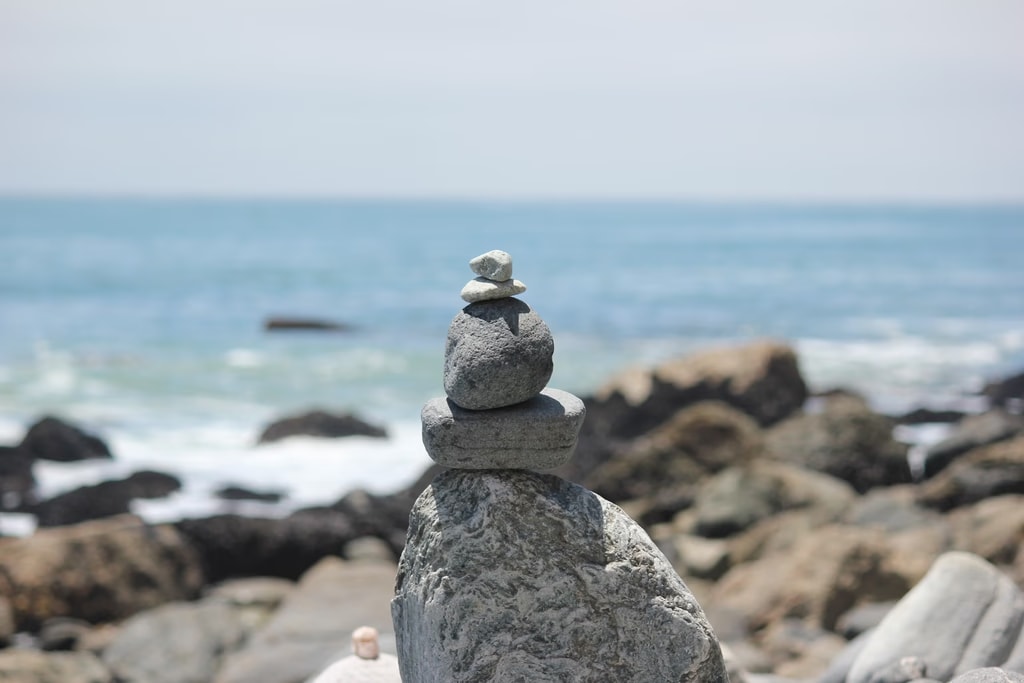 Wellness coach in a calm, natural setting